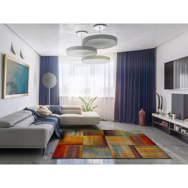 Bailly Geometric Area Rug, Rectangle 200 x 290cm