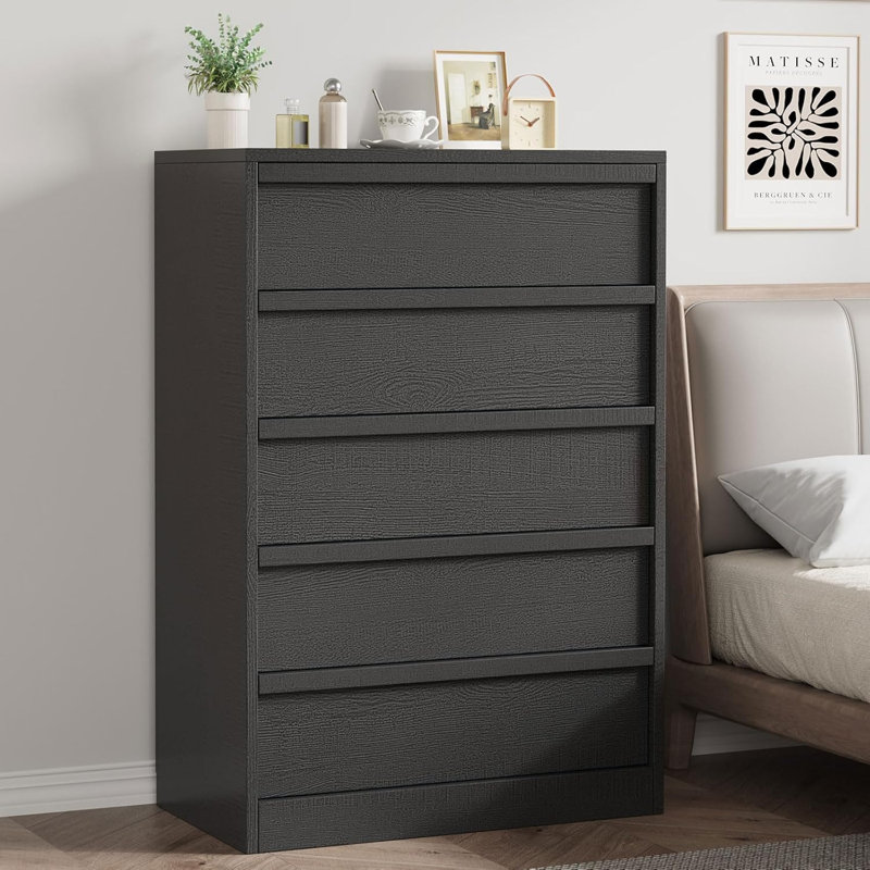 Commode 5 tiroirs pour chambre à coucher