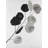 Grayscale Branch with Round Leaves - Canvas Decor