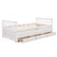 Lit de jour avec couchette et tiroirs, taille simple-555940436