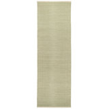 Herringbone Sage Handwoven Cotton Rug