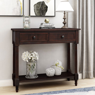 Nedlands 36'' Solid Wood Console Table