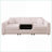 Sofas 106.3'' Modern U-Shaped 6-Person with 30.7'' Storage Ottoman, Washable Cushions for Living Room Bedroom | Light Pink | L-Shape