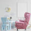Alyah Velvet Wingback Chair
