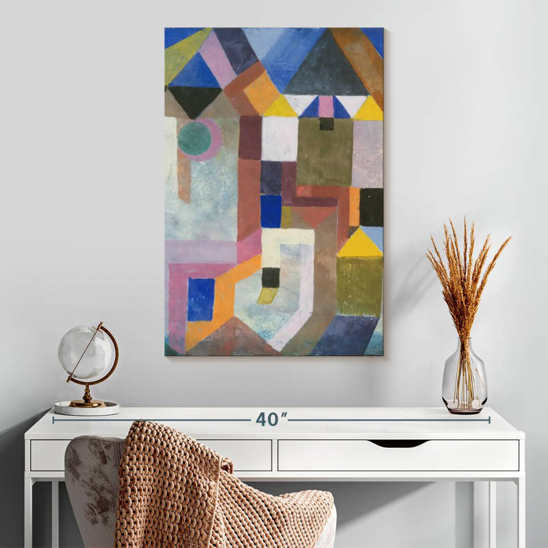 Avery Colorful Architecture, 30" H x 20" W