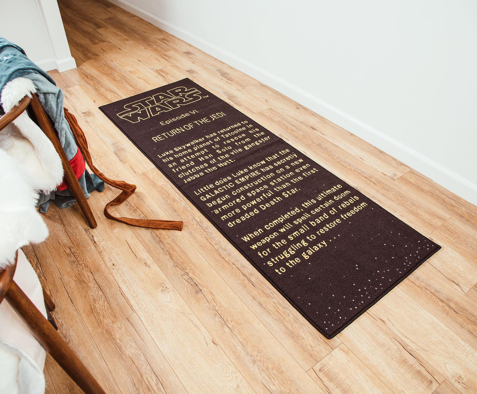 Ukonic Star Wars: Return Of The Jedi Title Crawl Printed Area Rug | 27 ...