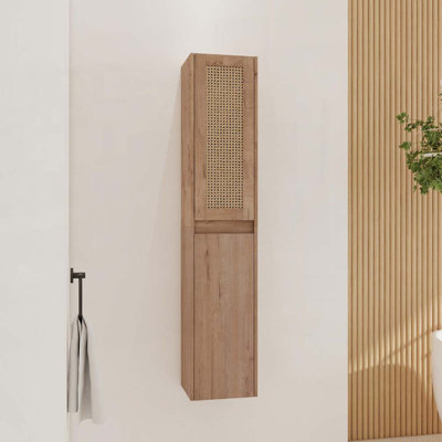 Bathroom Side Cabinet,Soft Close Doors,Float Mounting Design