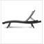 Chaise longue en osier Salem