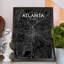 « atlanta city map », reproduction d’impression sur affiche en luxe-31736655