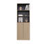 Bibliothèque Beyerville avec rangement ouvert et 2 portes-1423271388