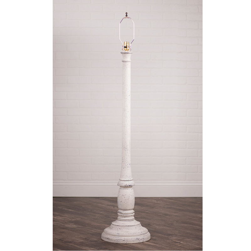 Haslam 59'' Traditional Floor Lamp, Americana White