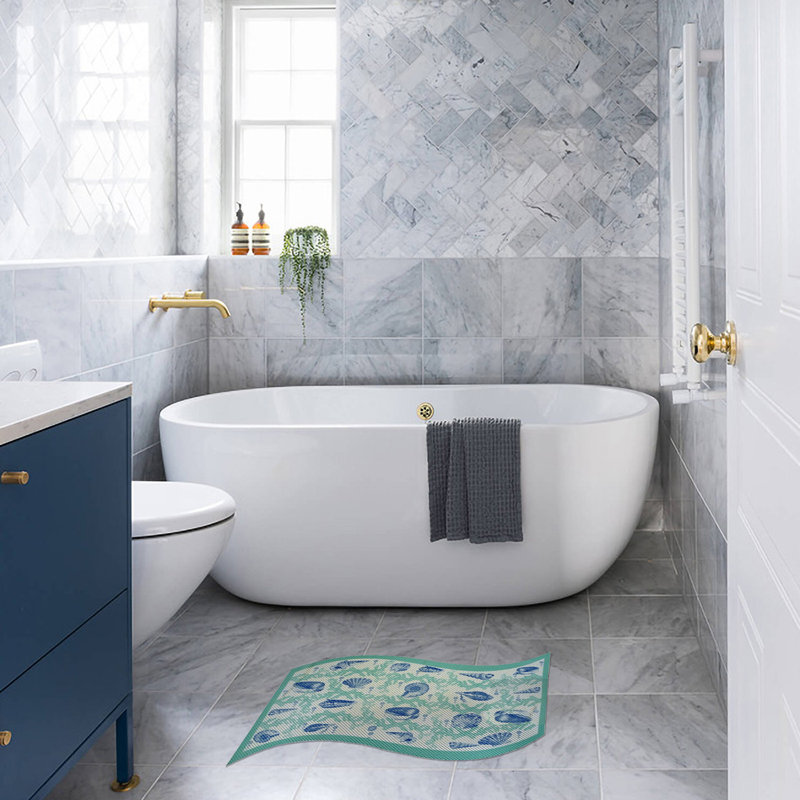 Tapis de bain Falkirk, Turquoise