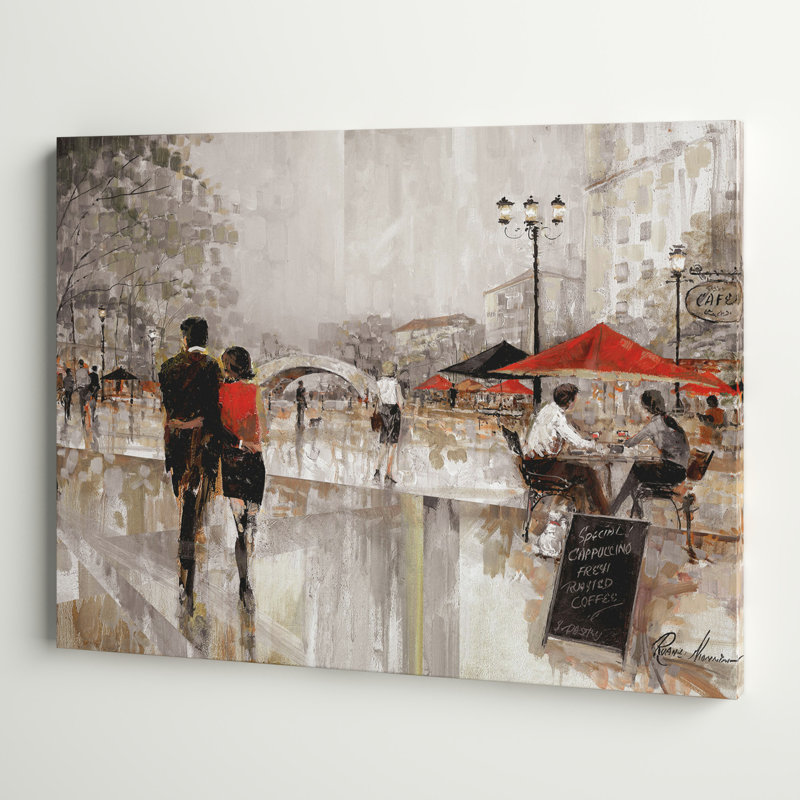 Reproduction sur toile « Charm » Arianie, H 30 po x l 40 po, Toile tendue, Sans cadre