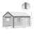 Walk-In Greenhouse, Outdoor Garden Warm Hot House With 4 Roll-Up Windows, 2 Zippered Doors And Weather Cover-113997874