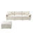 Chenille Modular Sectional Sofa With Deep And Wide Seat,L Shaped Cloud Couch Set With Double Cushions,4 Seat Sofa With Movable Ottoman,Oversized Indoor Furniture For Living Room-480796618-501914874
