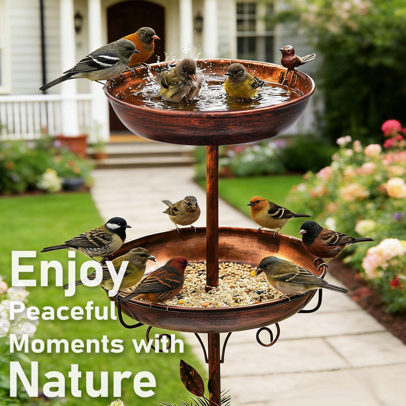 Metal Birdbath