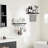 Floating Wall Shelves With Adjustable Hooks For Kitchen, Bathroom, Or Coffee Nook - Rustic Storage Shelf Set Of 2 - Durable Pine Wood With Matte Black Metal Brackets