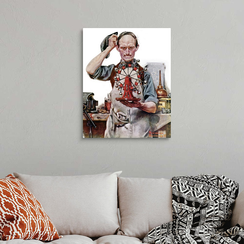 Perpétuel mouvement, art mural sur toile, Toile tendue, H 30 po x l 24 po x P 1,25 po