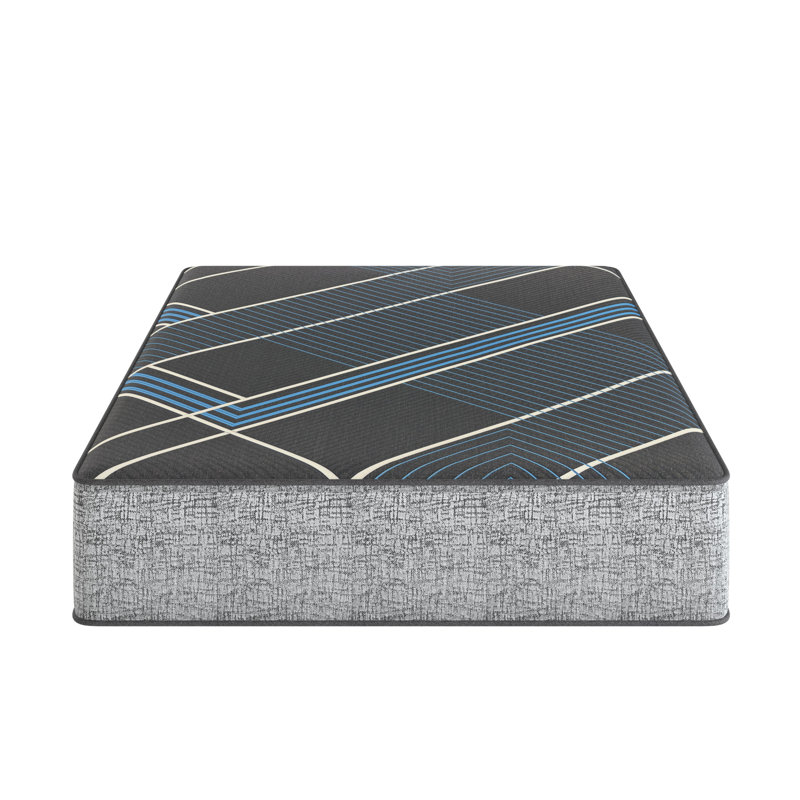 Matelas simple de 13 pouces, double refroidissement, mousse durable, support de bord à 360 °, support de contour de 13 po, transfert de mouvement réduit du partenaire