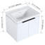 Meuble-lavabo simple avec plateau en céramique 23,82 po Shylei