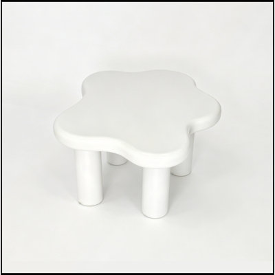 Table basse de 40 pouces en forme de nuage avec laque écologique pour les salons et les décors modernes