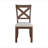 Brown Finish Dining Set 6pcs Rectangular Table Bench Side Chairs Beige Upholstered Seat Transitional Kitchen Dining Furniture-285642166