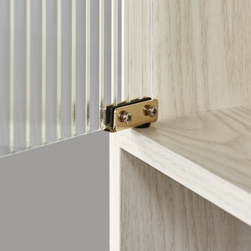 Armoire de rangement haute autoportante, Blanc