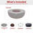 Eclipse 44" Round Natural Gas Fire Pit Table with Wind Guard & Burner Lid-114091154