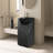 15 1/2'' Freestanding Solid Surface Pedestal Sink With Gloss Basin And Chiseled Front-122809351