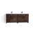 Bobijo 83.2'' Double Bathroom Vanity with Plastic Top