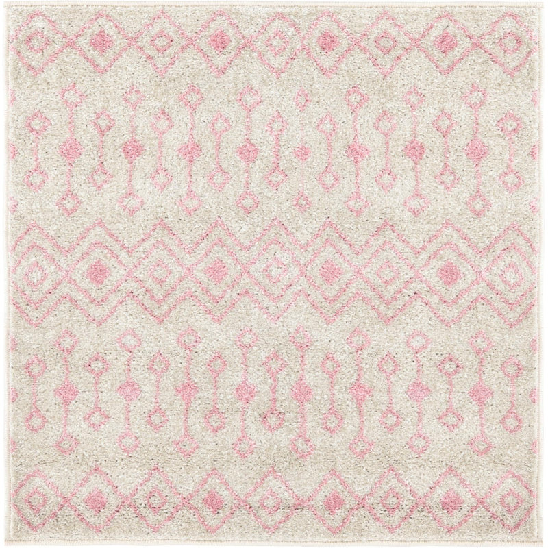Abstract Indoor Rug, Square 3'3"