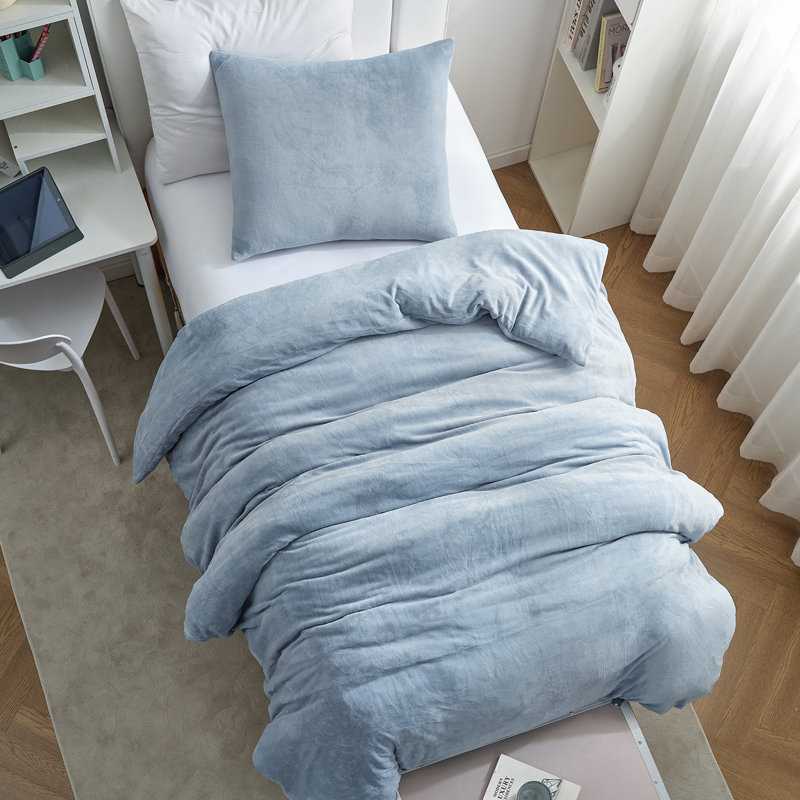 Near Suffocation - Coma Inducer® Twin XL Comforter Set - Quarry, Blue, Twin XL Duvet Cover/Insert + 1 Standard Sham
