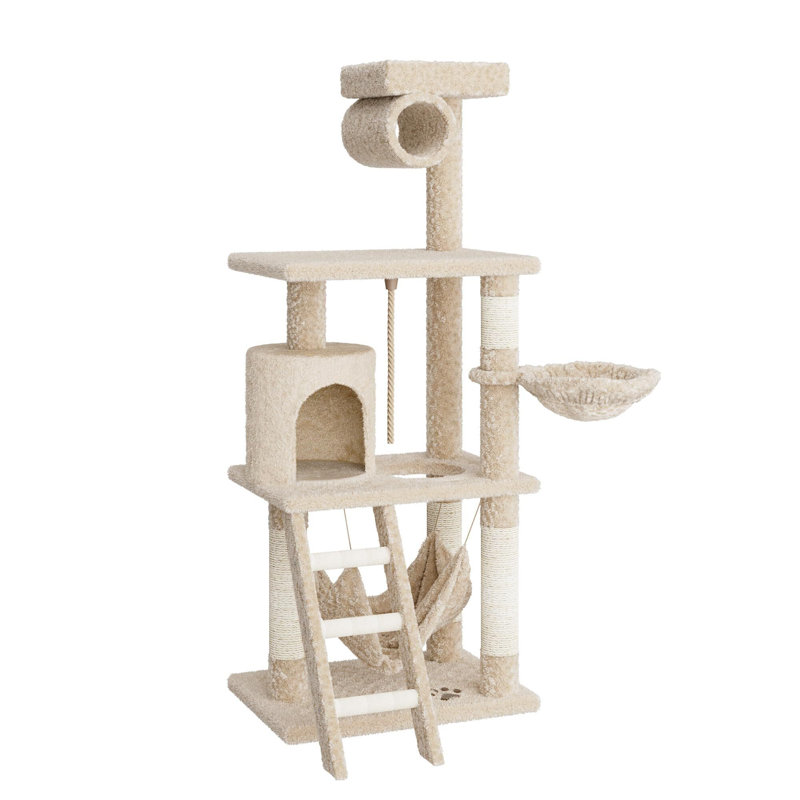 55In Cat Tree Tower Kitten Condo Scratching Post