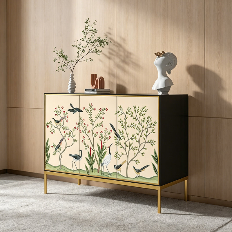 Chinese Style Solid Wood Storage Cabinet