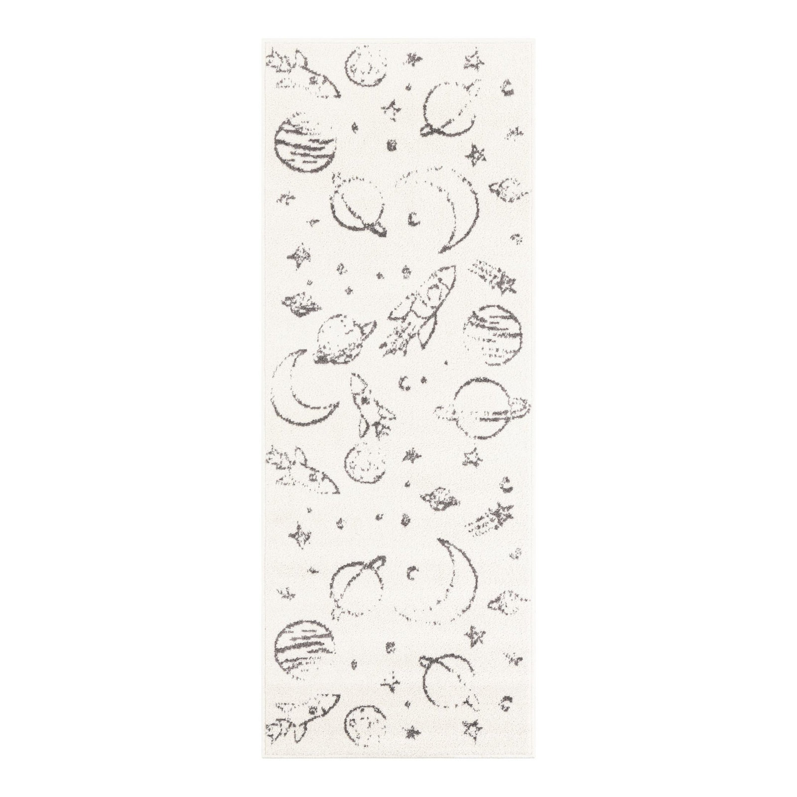 Kids Rug, Runner 2'2" x 6'1", Ivory