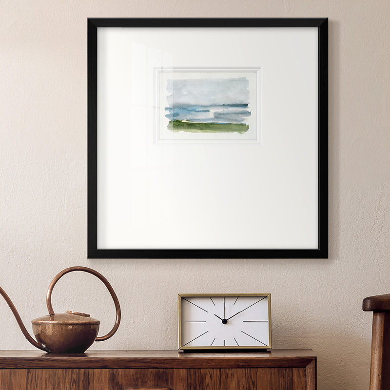 Coastline Splash II - impression d'un seul cadre photo, H 17 po x l 17 po x P 1,25 po