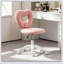 Chaise de bureau pivotante mignonne avec dossier en forme de cœur, chaise de coiffeuse pivotante sans accoudoirs pour un confort et un style impeccables