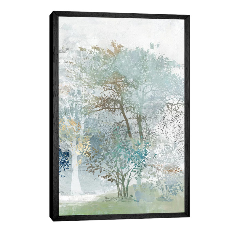Silent Mystery II by Allison Pearce - Painting on Canvas, 66.04 cm H x 45.72 cm W, Black Framed