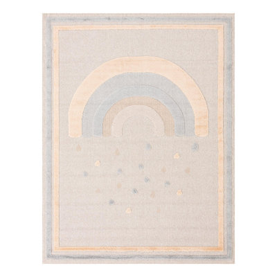 Unique Loom Prismatic Whimsy Kids Rug