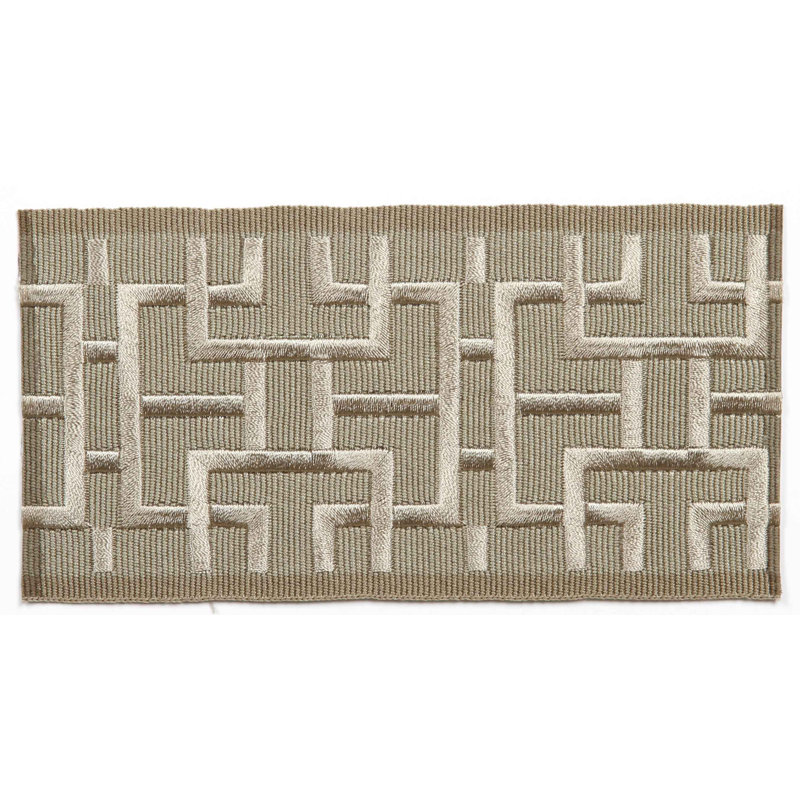 Tissu paesana Tapes Galore, Gris foncé