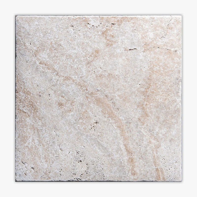Scabos Tumbled 16x16 Travertine Paver