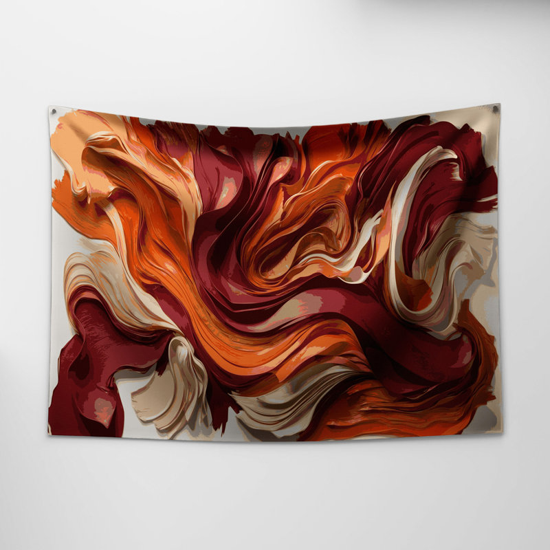 Tapisserie murale «Lyrical Abstraction 93», 68 po x 80 po