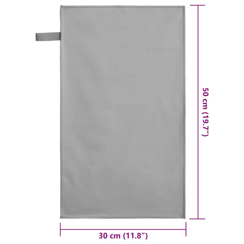 Beach Towel, Dark Grey