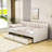 Twin Size 2 Drawers Upholstered Daybed-1673000706