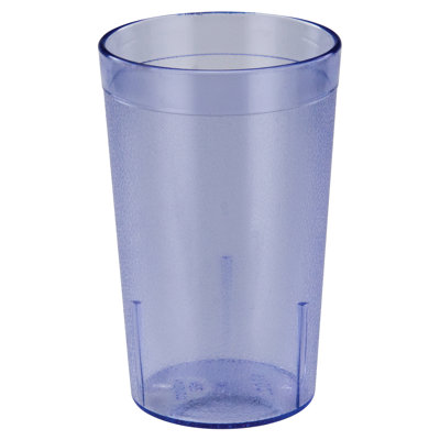Textured Tumblers Pebbled Plastic Drinking Glass