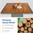 1-Piece All-Weather Square Rattan Patio Dining Table With Acacia Wood-1778622234