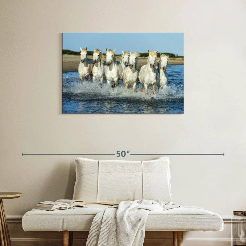 Brampt 7 Horses, 24" H x 36" W
