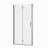1 3/8" Adjustment,Universal Pivot Shower Door, With 1/4" Tempered Glass Finish 3472-119869656