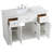 Moore 48'' Single Bathroom Vanity with Engineered Marble Top-1972973773