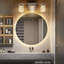 Éclairage pour salle de bain 3 lumières en nickel brossé avec 3 modes de couleur et abat-jour en verre transparent-1899122920-1921326833